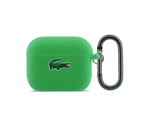 Lacoste Liquid Silicone Croc Logo Pouzdro pro AirPods Pro 3 Green