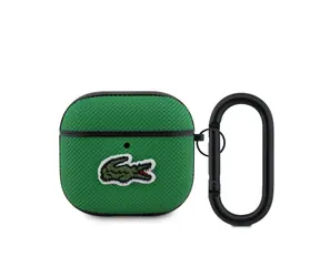 Lacoste Petit Pique Croc Logo Patch Pouzdro pro AirPods 4 Green