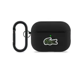 Lacoste Petit Pique Croc Logo Patch Pouzdro pro AirPods Pro 3 Black