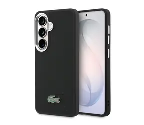 Lacoste Petit Pique Metal Logo Magnetic Zadní Kryt pro Samsung Galaxy S26 Black