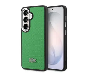 Lacoste Petit Pique Metal Logo Magnetic Zadní Kryt pro Samsung Galaxy S26+ Estragon Green