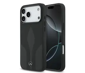 Mercedes Leather The Move MagSafe Zadní Kryt pro iPhone 17 Pro Max Black