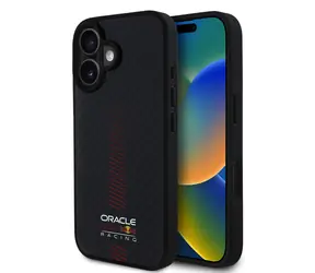 Red Bull Carbon Powerbar MagSafe Zadní Kryt pro iPhone 16 Black