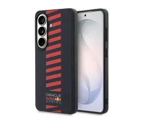 Red Bull PU Leather Meshed Powerbar Magnetic Zadní Kryt pro Samsung Galaxy S26 Navy