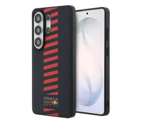 Red Bull PU Leather Meshed Powerbar Magnetic Zadní Kryt pro Samsung Galaxy S26 Ultra Navy