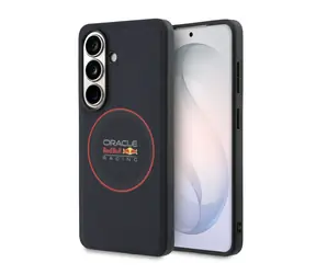 Red Bull PU Leather Meshed Red Ring Magnetic Zadní Kryt pro Samsung Galaxy S26 Navy