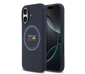 Red Bull Silicone Blue Ring MagSafe Zadní Kryt pro iPhone 17 Navy