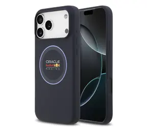 Red Bull Silicone Blue Ring MagSafe Zadní Kryt pro iPhone 17 Pro Max Navy