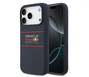 Red Bull Silicone Horizontal Logo MagSafe Zadní Kryt pro iPhone 17 Pro Max Navy