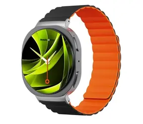 Mobile Origin Easy Strap Magnetic magnetický řemínek pro Samsung Galaxy Watch 8 černo-oranžová
