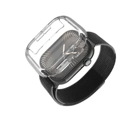 FIXED Ochranné pouzdro Pure Watch s temperovaným sklem pro Apple Watch 42 mm čiré