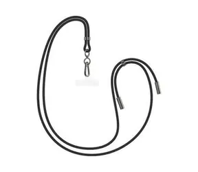 FIXED Opletený kabel Neck Cable pro telefony se zadním krytem s konektory USB-C/USB-C 1.6m PD 60W 480Mbps černý