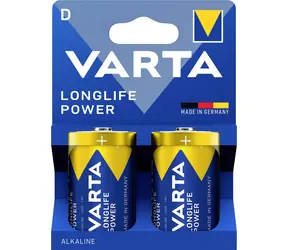 Varta Longlife Power Mono Alkaline Baterie D LR 20 / 1.5V / 2ks / blistr