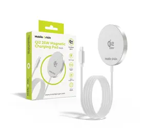 Mobile Origin PW29 Qi2 Magnetic Charging Pad bílá / Magnetická nabíjecí podložka / 25W