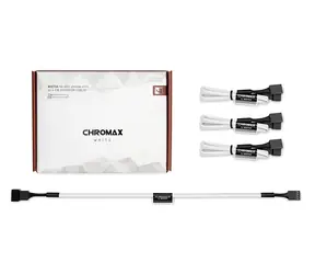 Noctua NA-SEC1 bílá (chromax) / Prodlužovací kabel / 4x 4-Pin PWM / délka 300 mm