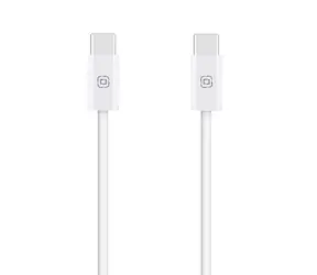 OBAL:ME Super Fast USB-C/USB-C Pletený kabel 100W 1m White