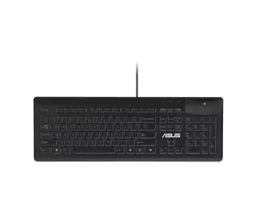 ASUS klávesnice Smart Card KU100 černá / klávesnice / membránová / drátová / čtečka karet / CZ/SK