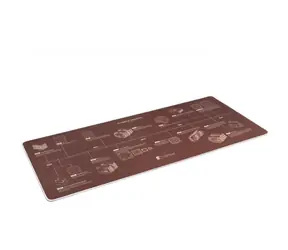 Noctua NP-DM3 hnědo-bílá / Herní podložka pod myš / 90 x 40 cm