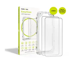 Mobile Origin EasyGlass Ochranné sklo EasyGlass s aplikátorem pro Apple iPhone 17e & 16e & 14 & 13 & 13 Pro / 2ks