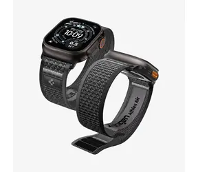 Spigen Athlex Air 2 Active Band řemínek pro Apple Watch 49mm/46mm/45mm/44mm černo-šedá