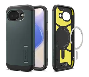 Spigen Tough Armor kryt s MagSafe pro Google Pixel 10a abyss green