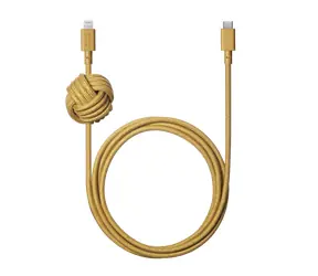 Native Union Night Cable USB-C - Lightning 3m žlutá