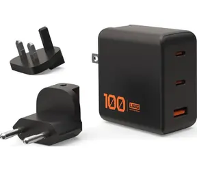 UAG SRGE 100W černá / nabíječka do sítě / 2x USB-C + 1x USB-A 