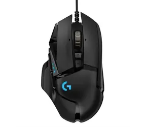 Rozbaleno - Logitech G502 HERO černá / herní myš / USB / optický senzor / 25600dpi / 11 prog. tlačítek / 2.1m / rozbaleno