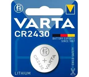 Varta Knoflíková baterie CR2430 10ks / 3.0V / 300 mAh / lithium / v boxu