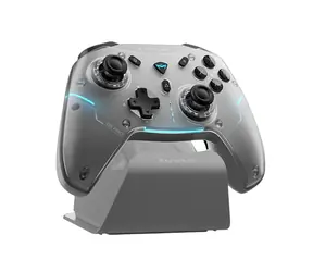 Machenike G5Pro Max šedá / Bezdrátový herní ovladač s nabíjecí stanicí / Bluetooth / 2.4GHz / Switch/Switch 2 / Android 