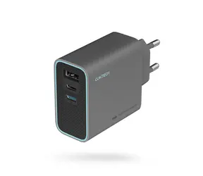 Cuktech CUKAD653EUGR 65W GaN nabíječka šedá / 2x USB-C / USB-A