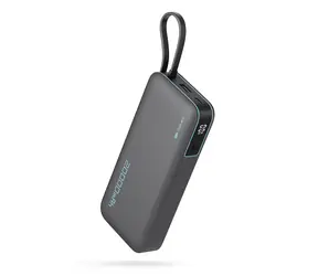 Cuktech CUKP200NGLDG PowerBanka 55W šedá / 20000mAh / USB-C / USB-A / USB-C kabel
