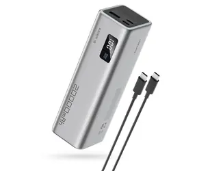 Cuktech CUKP200XGLGR PowerBanka 100W šedá / 20000mAh / 2x USB-C / USB-A