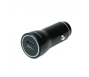 Mobilis 020017 Autonabíječka USB-C černá / 45W / GaN