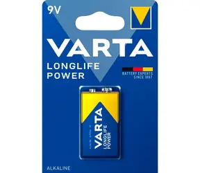 Varta Longlife Baterie 6LR61 / 9.0V / alkalická / 10 ks / v boxu
