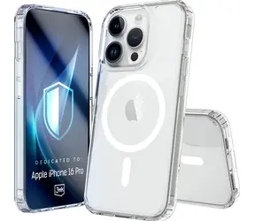3mk Armor Magcase ochranný kryt pro Apple iPhone 16 Pro čirá