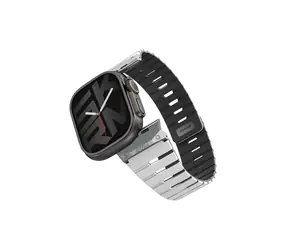 SKINARMA GEMINI magnetický řemínek pro Apple Watch 49/46/45/44 mm Chalk
