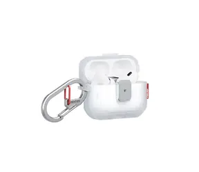 SKINARMA MECHA LE pouzdro pro AirPods Pro 3, Frosted clear