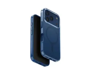 UNIQ Clario MagClick charging ochranný kryt na iPhone 17 Pro, Royal blue