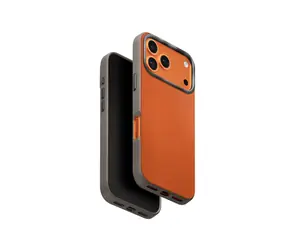 UNIQ Lyden DS MagClick charging ochranný kryt na iPhone 17 Pro, Flame orange/flint grey