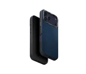 UNIQ Lyden DS MagClick charging ochranný kryt na iPhone 17 Pro, Steel blue/Charcoal