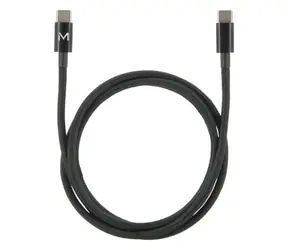Mobilis 001388 Kabel USB-C 100W 2m černá / 2x USB-C (M)