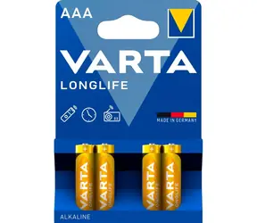 Varta Longlife Baterie AAA 200ks / 1.5V / alkalická / v boxu