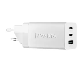 Varta High Speed Charger nabíječka do sítě bílá / 65W / 2x USB-C + 1x USB-A 