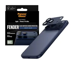 PanzerGlass FENDER Apple iPhone 17 Pro Max modrý ochranný hliníkový prvek fotoaparátu