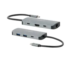 Mobilis 001382 USB-C dokovací hub 7v1 100W