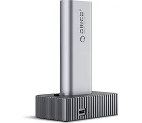 Orico IT18C3 Dokovací stanice šedá / pro pevný disk M.2 NVMe/SATA / USB-C / kabel  USB-C/USB-A - USB-C 1m