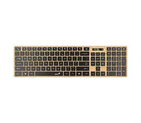 Rozbaleno - GENIUS Slimstar 7250BT černá / bezdrátová klávesnice / 2.4GHz + BT5.0 / Copilot / CZ+SK layout / rozbaleno