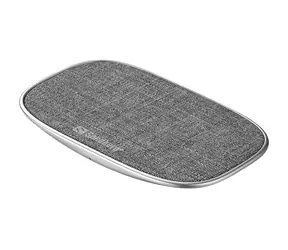 Rozbaleno - Sandberg SleekPad šedá / bezdrátová nabíjecí podložka / 15W / rozbaleno