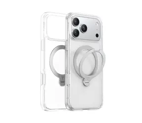 Torras Ostand Q3 Spin Case Ochranné pouzdro pro Apple iPhone 17 Pro Max čirá